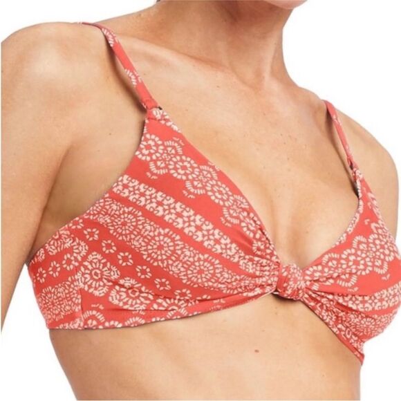 Robin Piccone Isla Bikini Top Terracotta NWT - Picture 2 of 4